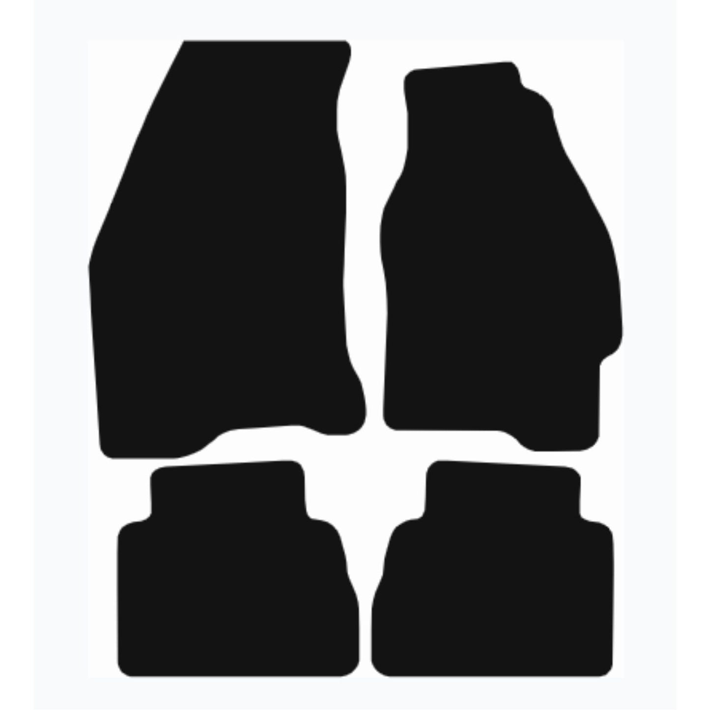 Premium Tailored Car Mat for FORD Mondeo 1993-2000 Front & Rear, Anti-Slip, All-Weather Car Mats, Easy to Clean Custom Fit 4-Pieces Set