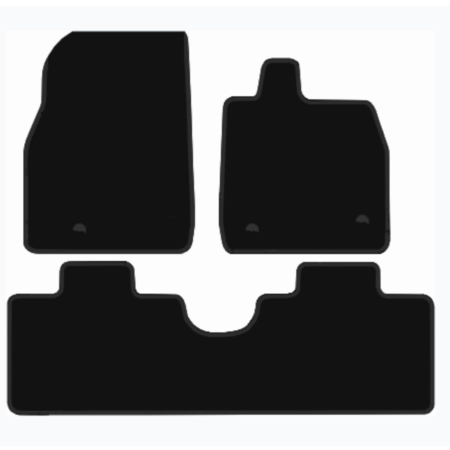 Premium Tailored Car Mat for FORD Mustang MACH-e 2021-Onwards Front & Rear, Anti-Slip, All-Weather Car Mats, Easy to Clean Custom Fit 4-Pieces Set