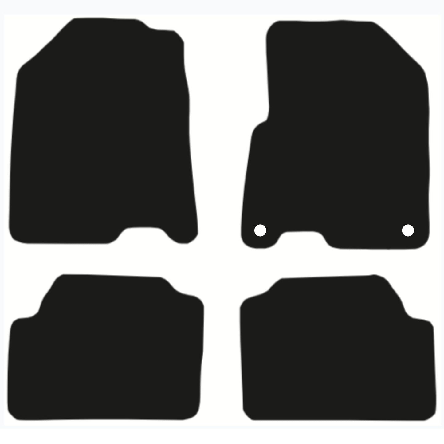 Premium Quality Car Mat for KIA Niro EV 2019-2022 Front & Rear, Anti-Slip, All-Weather Car Mats, Easy to Clean Custom Fit 4-Pieces Set