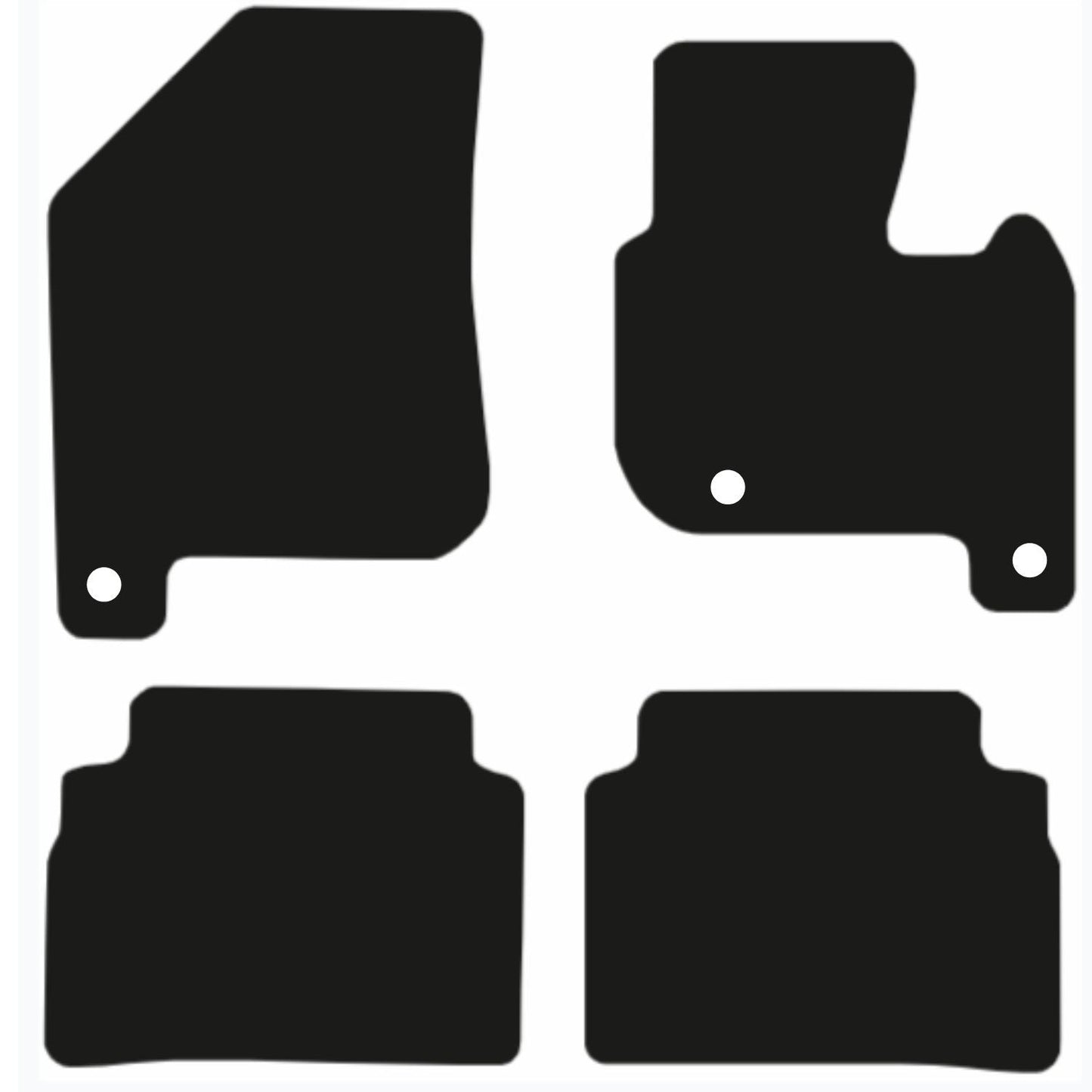 Premium Quality Car Mat for KIA Soul Ev 2014-2019 Front & Rear, Anti-Slip, All-Weather Car Mats, Easy to Clean Custom Fit 4-Pieces Set