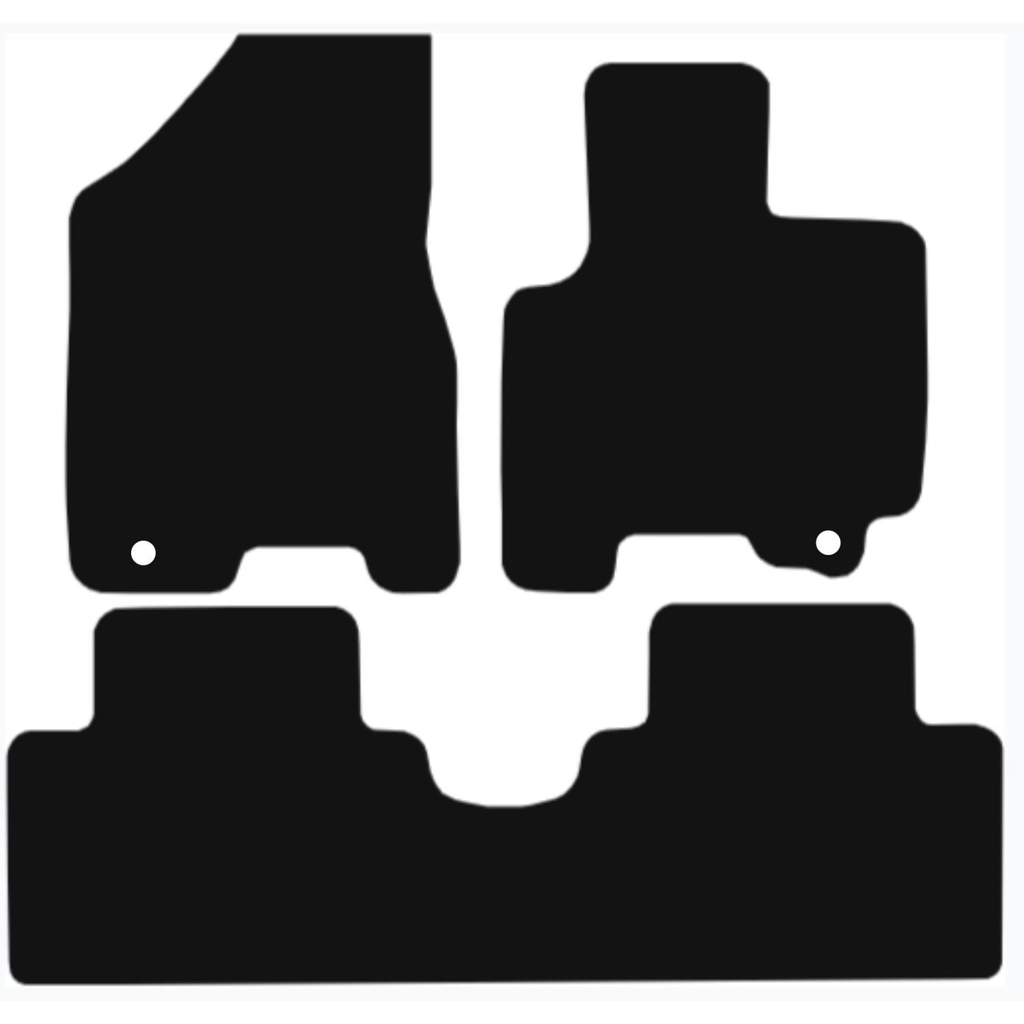 Premium Quality Car Mat for KIA Sportage 2009-2010 Front & Rear, Anti-Slip, All-Weather Car Mats, Easy to Clean Custom Fit 4-Pieces Set