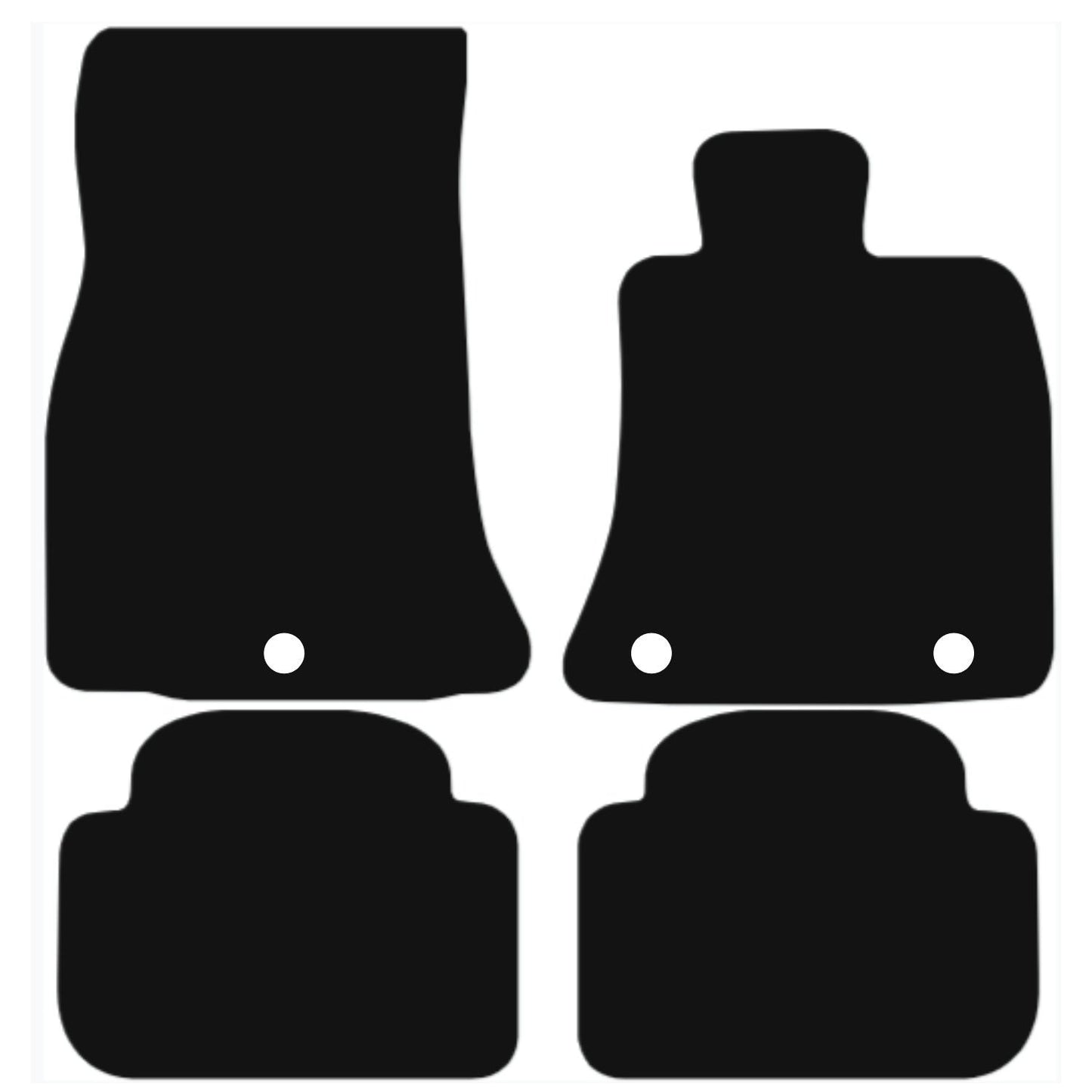 Premium Quality Car Mat for KIA Stinger 2017 Onwards Front & Rear, Anti-Slip, All-Weather Car Mats, Easy to Clean Custom Fit 4-Pieces Set