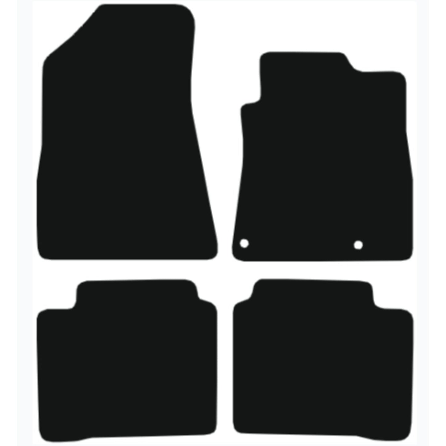 Premium Quality Car Mat for KIA Niro Phev (HEV HYBRID) 2021-Onwards Front & Rear, Anti-Slip, All-Weather Car Mats, Easy to Clean Custom Fit 4-Pieces Set