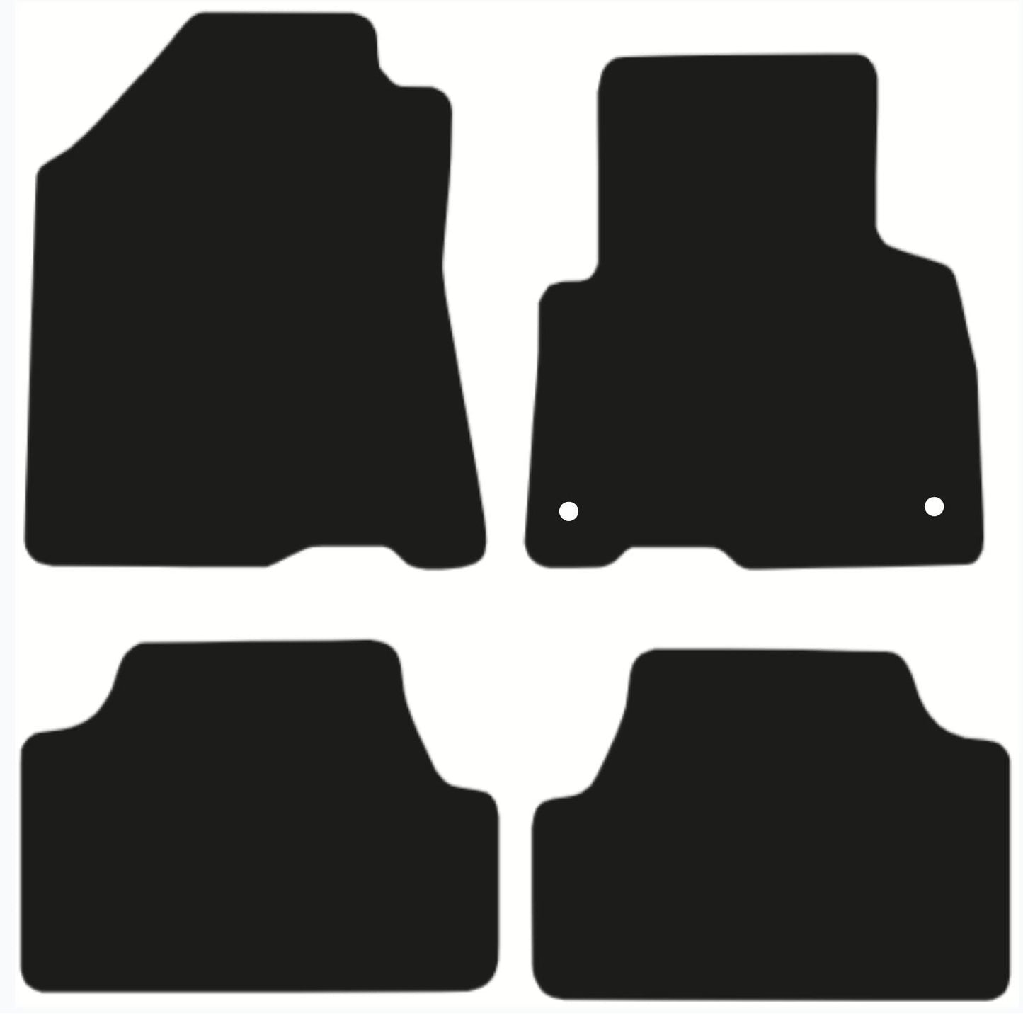 Premium Quality Car Mat for KIA Soul Electric Vehicle 2020 Onwards Front & Rear, Anti-Slip, All-Weather Car Mats, Easy to Clean Custom Fit 4-Pieces Set