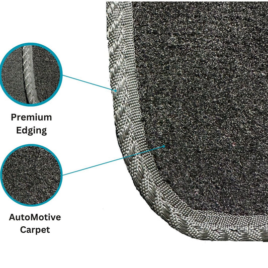 MERCEDES A Class 2012-2018 Tailored Fit Car Floor Mats Front & Rear With Non-Slip Backing, All-Weather Protection, Easy to Clean Perfect Fit 4-Pieces Set