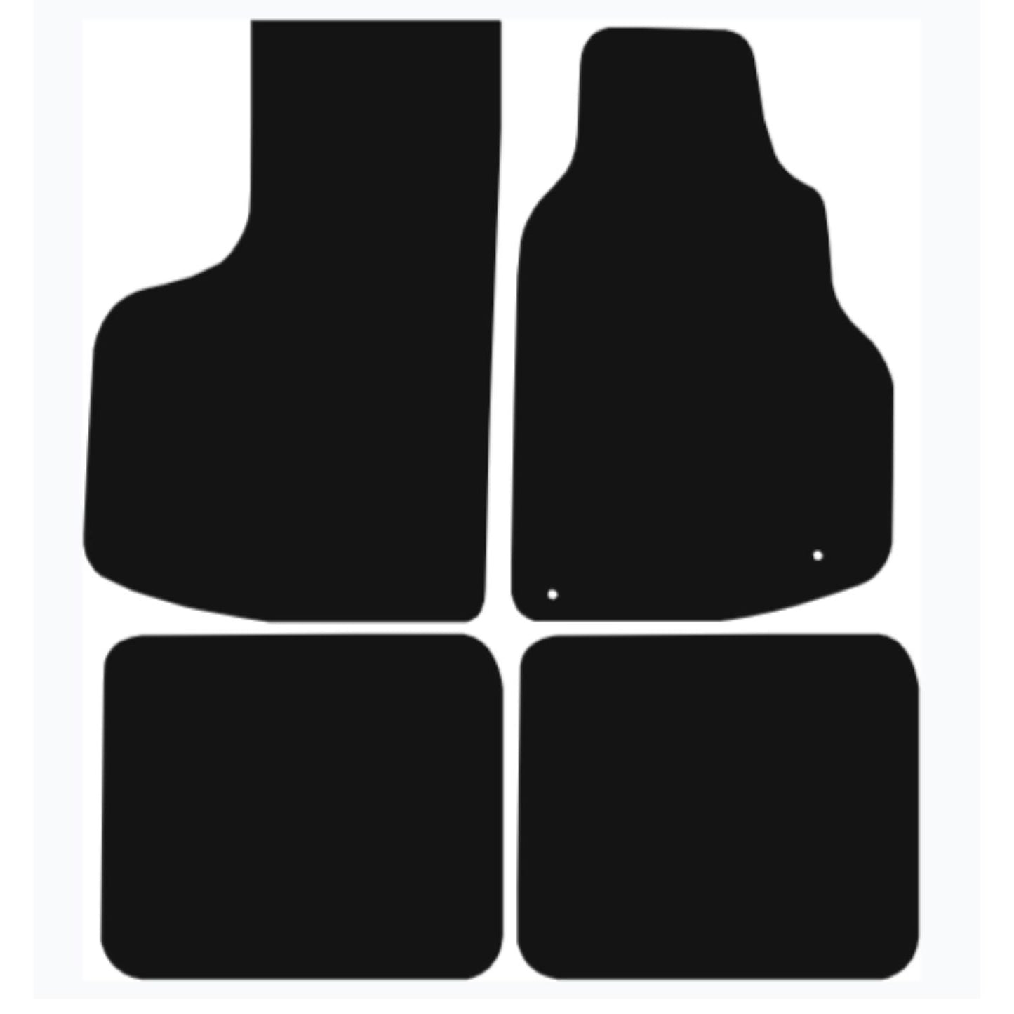 Premium Tailored Car Mat for VOLKSWAGEN Golf MK1 Convertible 1974-1982 Front & Rear, Anti-Slip, All-Weather Car Mats, Easy to Clean Custom Fit 4-Pieces Set