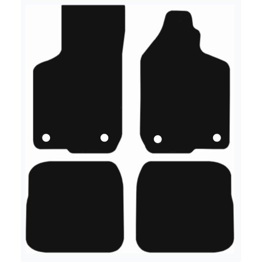 Premium Tailored Car Mat for AUDI A3 1996-2002 ,4 Clips Front & Rear, Anti-Slip, All-Weather Car Mats, Easy to Clean Custom Fit 4-Pieces Set