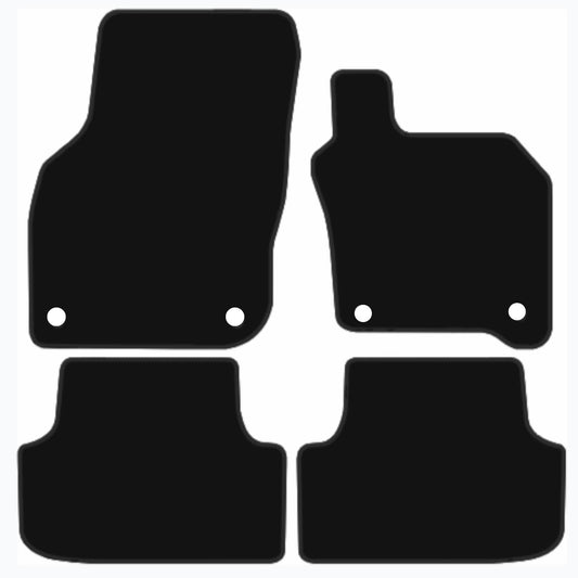 Premium Tailored Car Mat for AUDI A3 MHEV E TRON G TRON 2020-Onwards Front & Rear, Anti-Slip, All-Weather Car Mats, Easy to Clean Custom Fit 4-Pieces Set