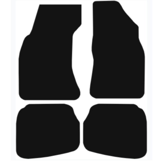 Premium Tailored Car Mat for AUDI A4 1995-2000, No Clips Front & Rear, Anti-Slip, All-Weather Car Mats, Easy to Clean Custom Fit 4-Pieces Set