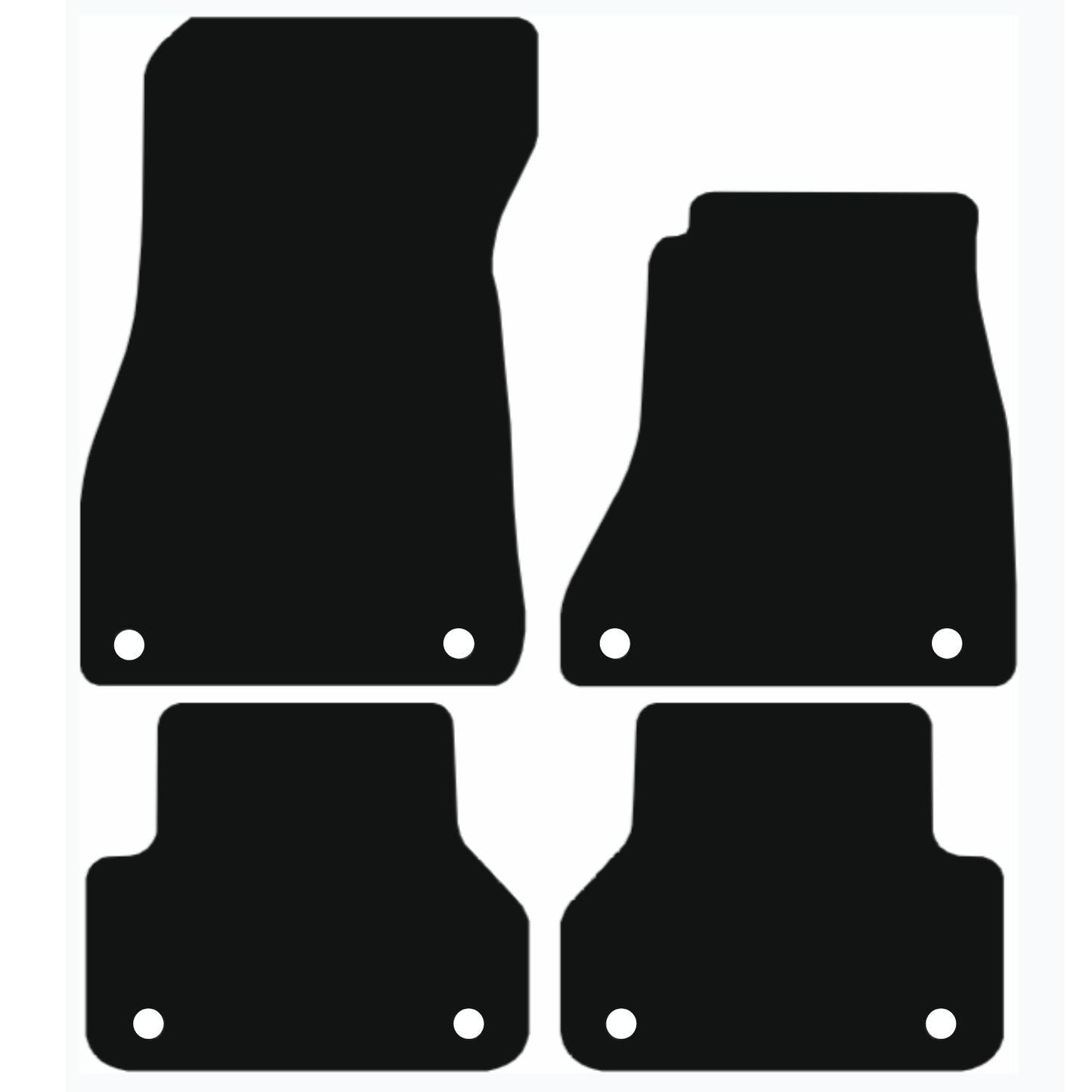 Premium Tailored Car Mat for AUDI A5 Sportback 2017-Onwards Front & Rear, Anti-Slip, All-Weather Car Mats, Easy to Clean Custom Fit 4-Pieces Set