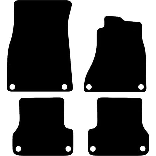 Premium Tailored Car Mat for AUDI A6 2011-2018 Front & Rear, Anti-Slip, All-Weather Car Mats, Easy to Clean Custom Fit 4-Pieces Set