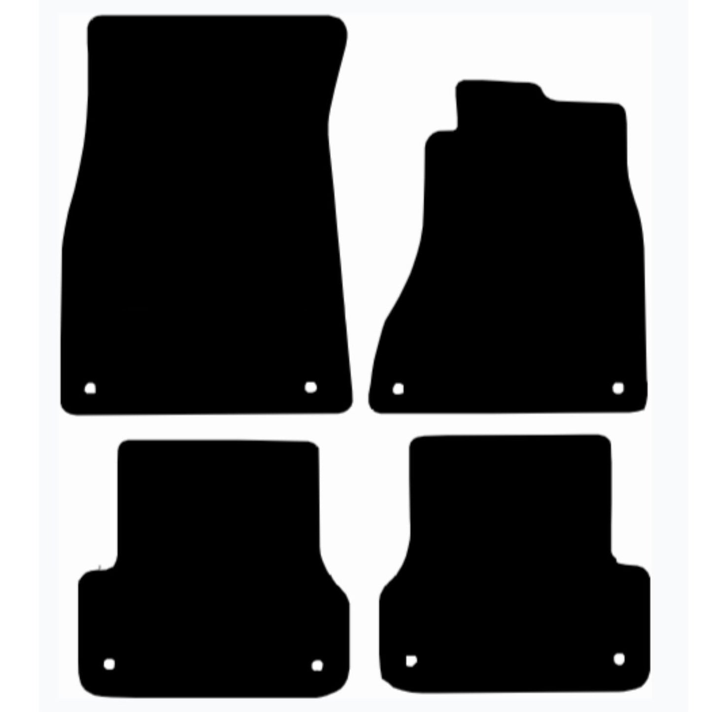 Premium Tailored Car Mat for AUDI A7 2010-2018 Front & Rear, Anti-Slip, All-Weather Car Mats, Easy to Clean Custom Fit 4-Pieces Set