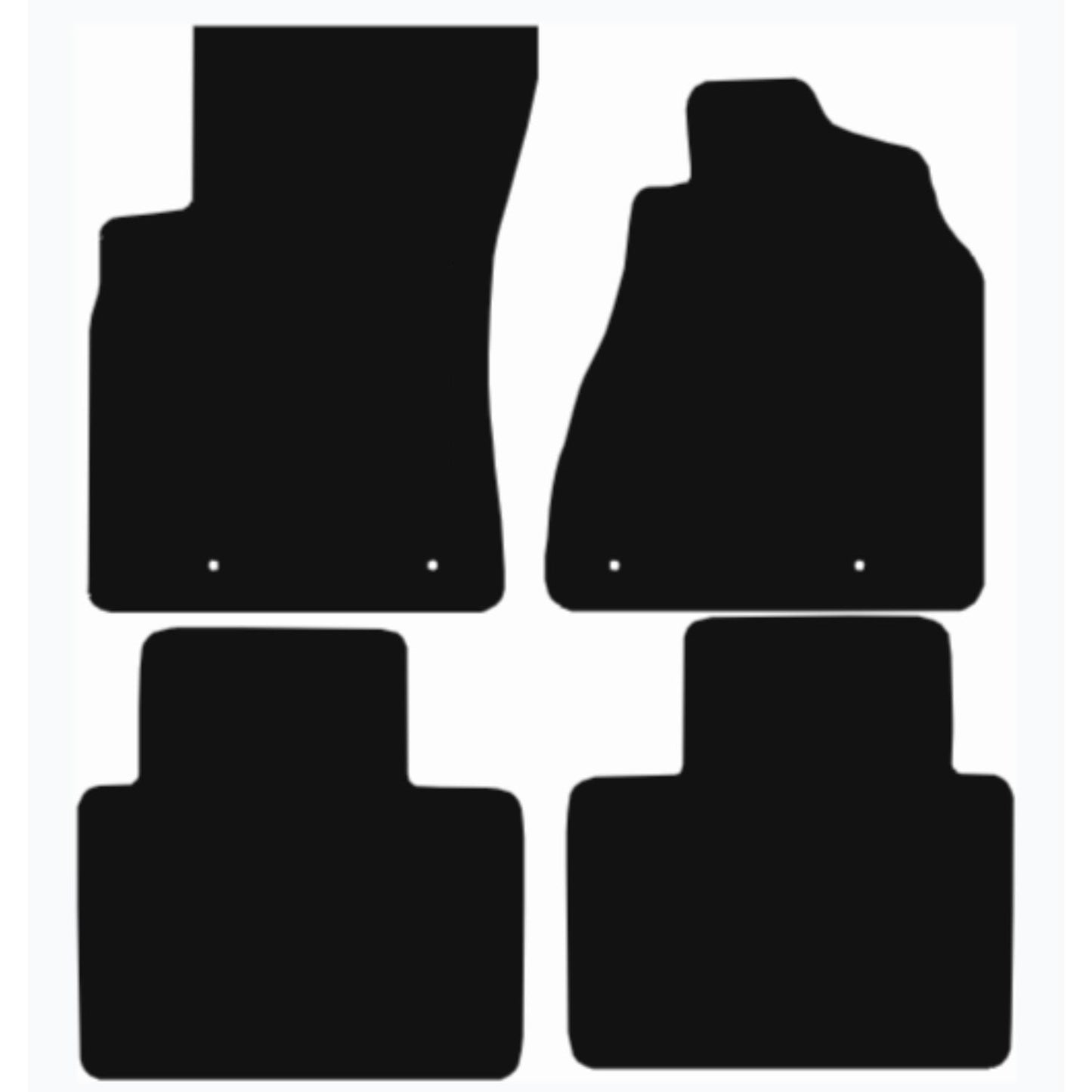 Premium Tailored Car Mat for AUDI A8 Quattro 2002-2009 Front & Rear, Anti-Slip, All-Weather Car Mats, Easy to Clean Custom Fit 4-Pieces Set