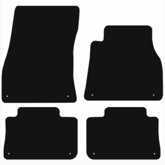 Premium Tailored Car Mat for AUDI E-Tron 2018-Present Front & Rear, Anti-Slip, All-Weather Car Mats, Easy to Clean Custom Fit 4-Pieces Set