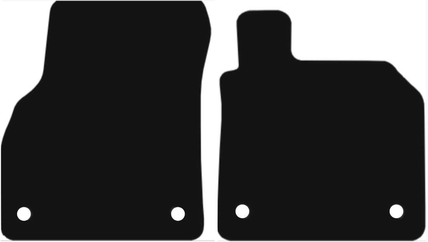 Premium Tailored Car Mat for AUDI TT 1999-2006 Front & Rear, Anti-Slip, All-Weather Car Mats, Easy to Clean Custom Fit 4-Pieces Set