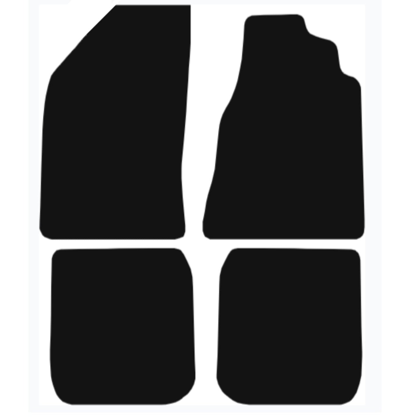 Premium Tailored Car Mat for AUDI 80 1991-1996 Front & Rear, Anti-Slip, All-Weather Car Mats, Easy to Clean Custom Fit 4-Pieces Set