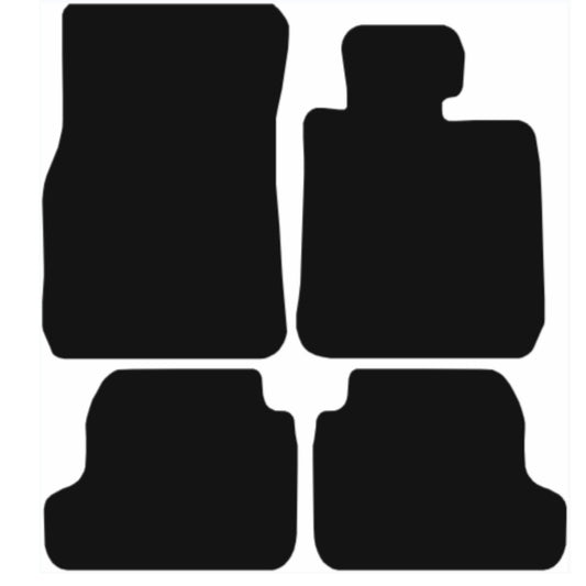 BMW 2 Series 2014-2021 Tailored Fit Car Floor Mats Front & Rear With Non-Slip Backing, All-Weather Protection, Easy to Clean Perfect Fit 4-Pieces Set