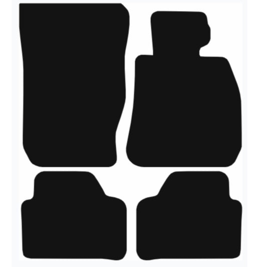 BMW X1 2010-2015 (E84) Tailored Fit Car Floor Mats Front & Rear With Non-Slip Backing, All-Weather Protection, Easy to Clean Perfect Fit 4-Pieces Set
