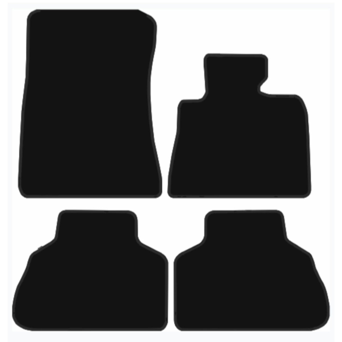 BMW X5 G05 2020-Onwards Tailored Fit Car Floor Mats Front & Rear With Non-Slip Backing, All-Weather Protection, Easy to Clean Perfect Fit 4-Pieces Set