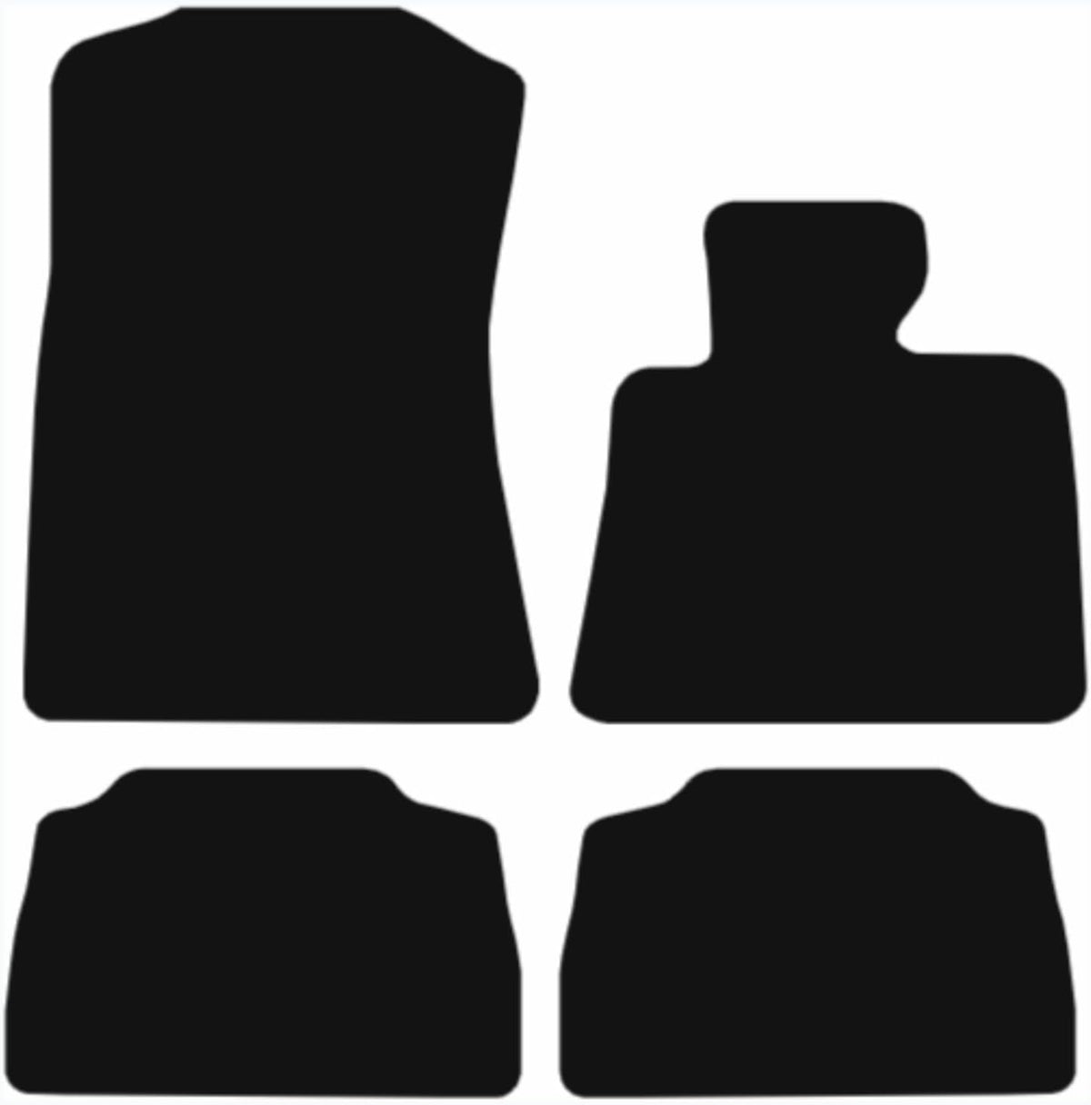 BMW X6 G06 2020-Onwards Tailored Fit Car Floor Mats Front & Rear With Non-Slip Backing, All-Weather Protection, Easy to Clean Perfect Fit 4-Pieces Set