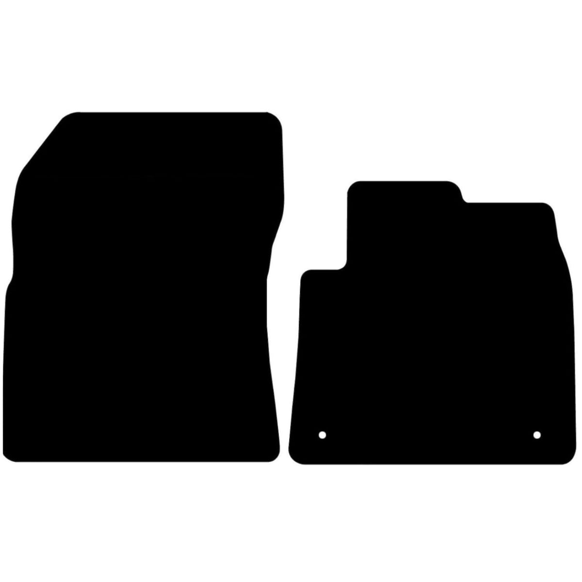 CITROEN Berlingo 2019-Present Tailored Fit Van Floor Mats, With Non-Slip Backing, All-Weather Protection, Easy to Clean Perfect Fit 2-Pieces Set