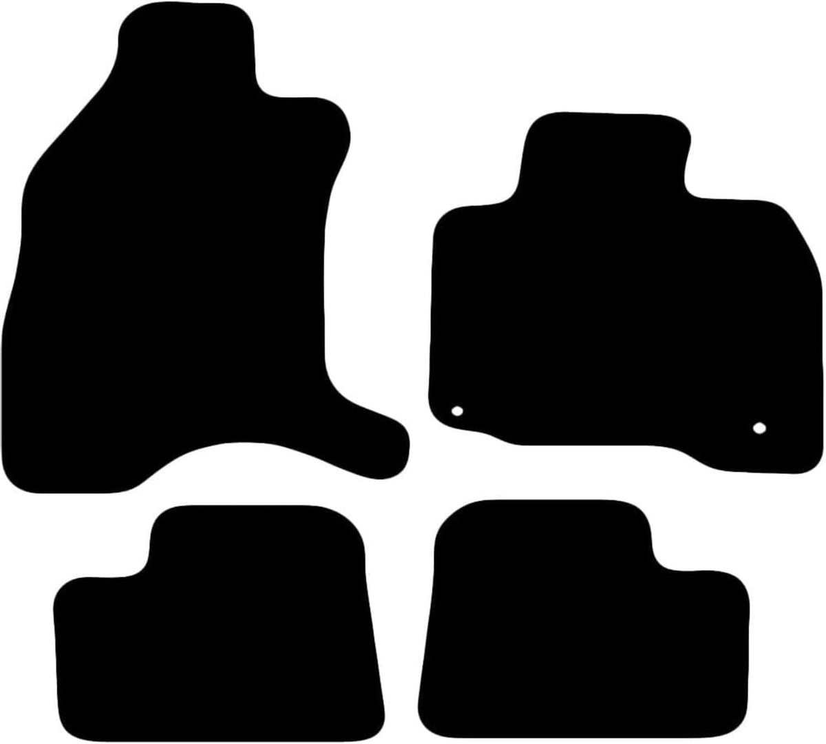 CITROEN C-ZERO 2009-2019 Tailored Fit Car Floor Mats Front & Rear With Non-Slip Backing, All-Weather Protection, Easy to Clean Perfect Fit 4-Pieces Set