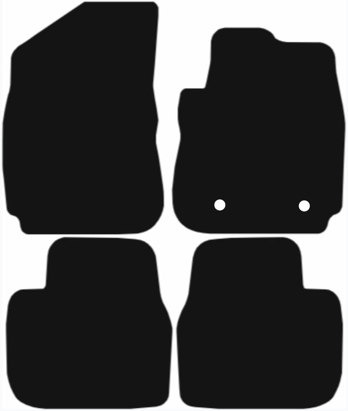 CITROEN C4 2014-2020 CACTUS Tailored Fit Car Floor Mats Front & Rear With Non-Slip Backing, All-Weather Protection, Easy to Clean Perfect Fit 4-Pieces Set