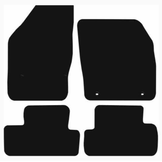 Premium Tailored Car Mat for FORD C Max 2003-2011 Front & Rear, Anti-Slip, All-Weather Car Mats, Easy to Clean Custom Fit 4-Pieces Set