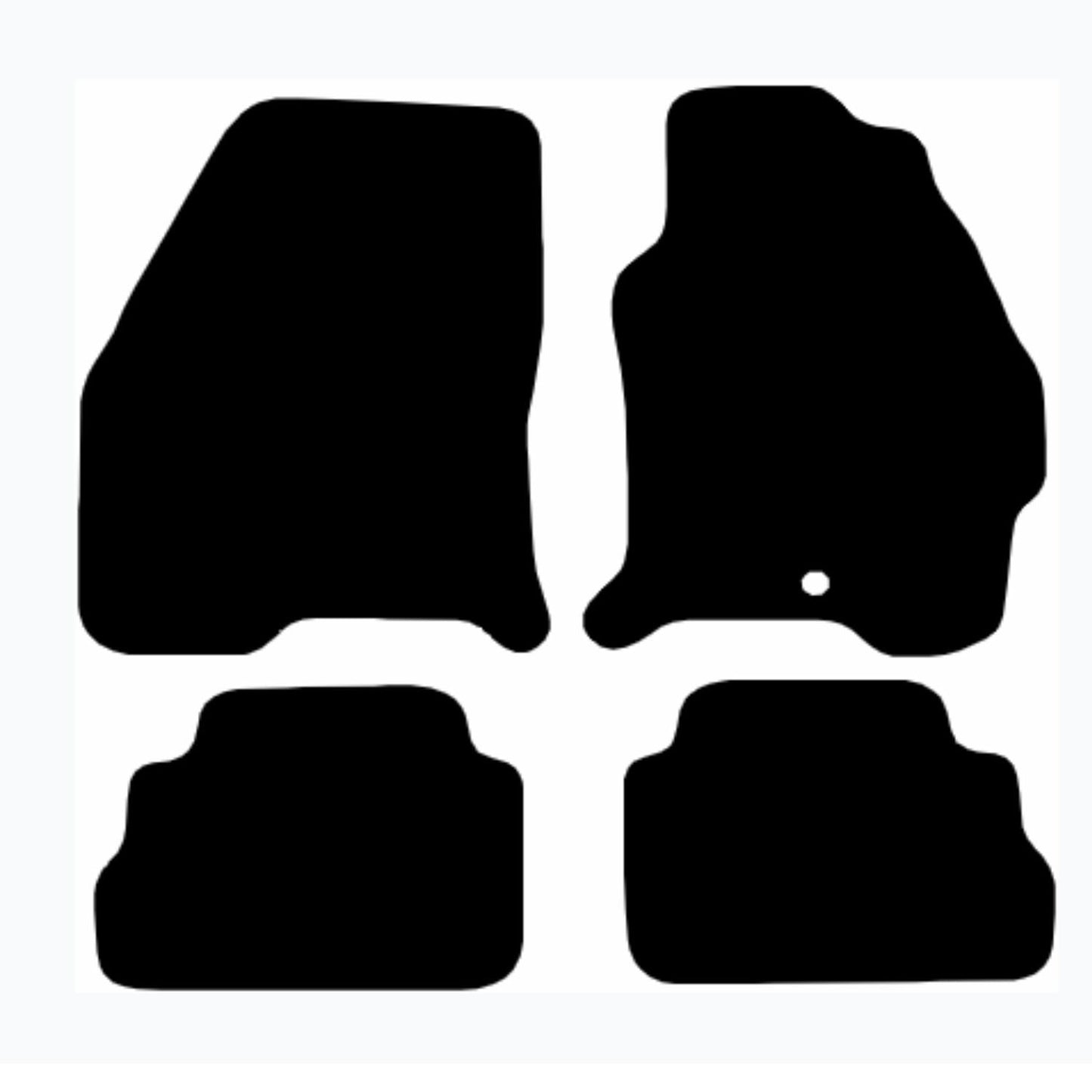 Premium Tailored Car Mat for FORD Cougar 1998-2002 Front & Rear, Anti-Slip, All-Weather Car Mats, Easy to Clean Custom Fit 4-Pieces Set