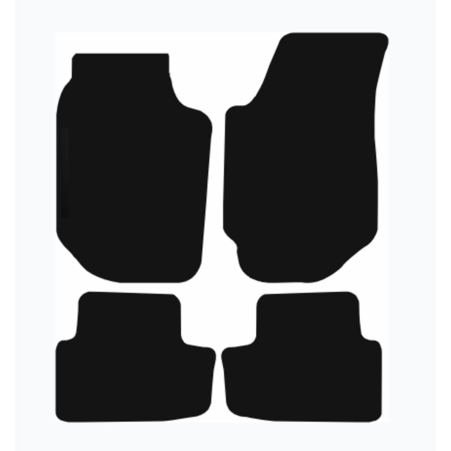 Premium Tailored Car Mat for FORD EsCort 1995-2002 Front & Rear, Anti-Slip, All-Weather Car Mats, Easy to Clean Custom Fit 4-Pieces Set
