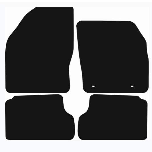 Premium Tailored Car Mat for FORD Focus 2005-2011 Front & Rear, Anti-Slip, All-Weather Car Mats, Easy to Clean Custom Fit 4-Pieces Set