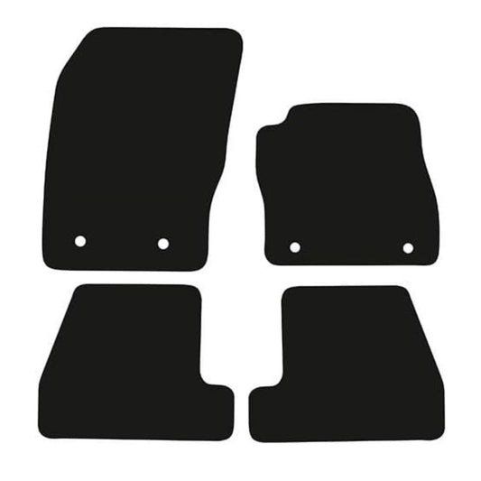 Premium Tailored Car Mat for FORD Focus 2011-2018 Front & Rear, Anti-Slip, All-Weather Car Mats, Easy to Clean Custom Fit 4-Pieces Set