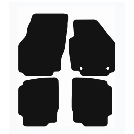 Premium Tailored Car Mat for FORD Mondeo 2012-2014 Front & Rear, Anti-Slip, All-Weather Car Mats, Easy to Clean Custom Fit 4-Pieces Set