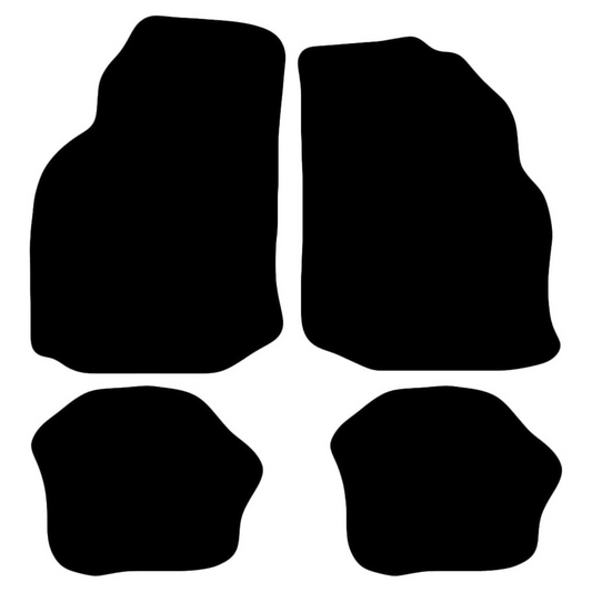 Premium Tailored Car Mat for FORD Puma Coupe 1997-2001 Front & Rear, Anti-Slip, All-Weather Car Mats, Easy to Clean Custom Fit 4-Pieces Set