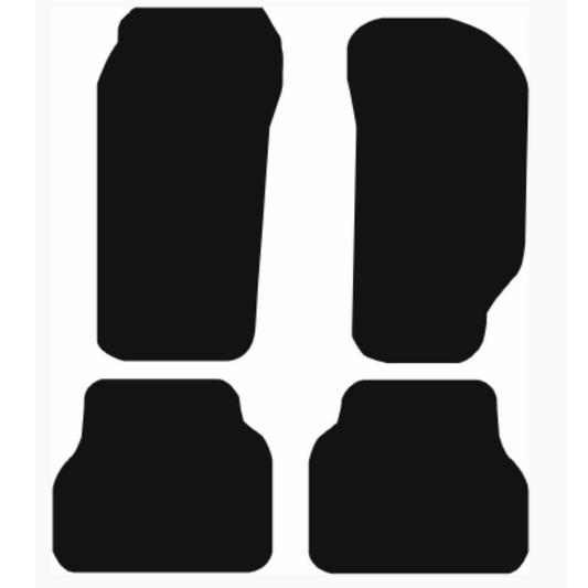 Premium Tailored Car Mat for FORD Sierra 1982-1993 Front & Rear, Anti-Slip, All-Weather Car Mats, Easy to Clean Custom Fit 4-Pieces Set