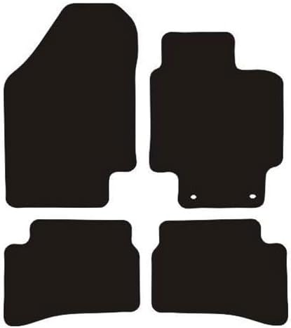 Premium Tailored Car Mat for HYUNDAI Accent 2006-2010 Front & Rear, Anti-Slip, All-Weather Car Mats, Easy to Clean Custom Fit 4-Pieces Set