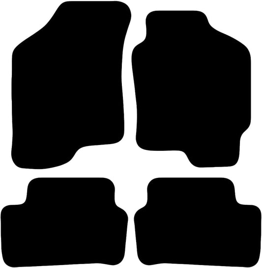 Premium Tailored Car Mat for HYUNDAI Coupe 2002-2008 Front & Rear, Anti-Slip, All-Weather Car Mats, Easy to Clean Custom Fit 4-Pieces Set