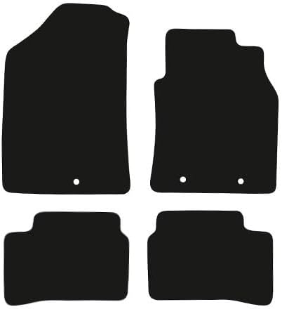Premium Tailored Car Mat for HYUNDAI I-10 2014-2019 Front & Rear, Anti-Slip, All-Weather Car Mats, Easy to Clean Custom Fit 4-Pieces Set