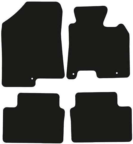 Premium Tailored Car Mat for HYUNDAI I30 2012-2017 Front & Rear, Anti-Slip, All-Weather Car Mats, Easy to Clean Custom Fit 4-Pieces Set