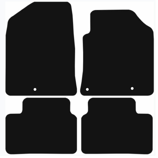 Premium Tailored Car Mat for HYUNDAI I30 2017-Onwards Front & Rear, Anti-Slip, All-Weather Car Mats, Easy to Clean Custom Fit 4-Pieces Set