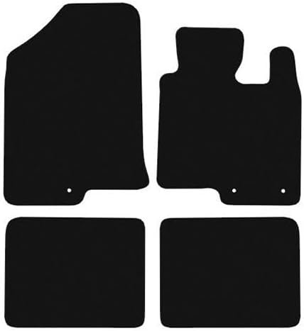 Premium Tailored Car Mat for HYUNDAI I40 2011-2019 Front & Rear, Anti-Slip, All-Weather Car Mats, Easy to Clean Custom Fit 4-Pieces Set