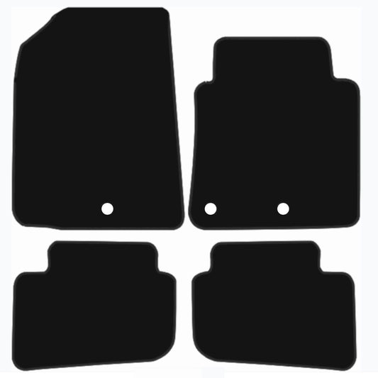 Premium Tailored Car Mat for HYUNDAI IONIQ Hybrid 2020-Onwards Front & Rear, Anti-Slip, All-Weather Car Mats, Easy to Clean Custom Fit 4-Pieces Set