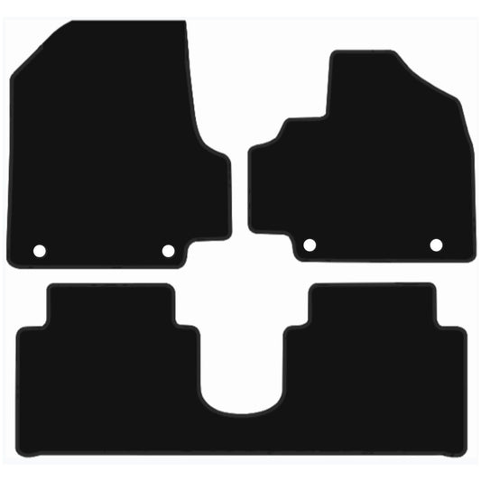 Premium Tailored Car Mat for HYUNDAI Ioniq 5 Electric, Sliding Central Console 2021-ON Front & Rear, Anti-Slip, All-Weather Car Mats, Easy to Clean Custom Fit 3-Pieces Set