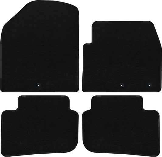 Premium Tailored Car Mat for HYUNDAI Ioniq Ev NOT HYBRID 2020-Onwards Front & Rear, Anti-Slip, All-Weather Car Mats, Easy to Clean Custom Fit 4-Pieces Set