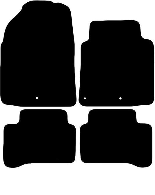 Premium Tailored Car Mat for HYUNDAI Ioniq Hybrid 2016-2020 GOLF Mk4 Front & Rear, Anti-Slip, All-Weather Car Mats, Easy to Clean Custom Fit 4-Pieces Set
