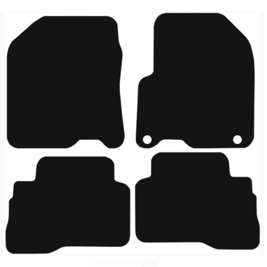 Premium Tailored Car Mat for HYUNDAI KONA HYBRID 2017-Onwards Front & Rear, Anti-Slip, All-Weather Car Mats, Easy to Clean Custom Fit 4-Pieces Set