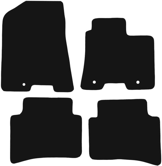 Premium Tailored Car Mat for HYUNDAI NEXO 2019-Onwards Front & Rear, Anti-Slip, All-Weather Car Mats, Easy to Clean Custom Fit 4-Pieces Set