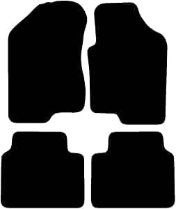 Premium Tailored Car Mat for HYUNDAI Sonata 2004-2010 Front & Rear, Anti-Slip, All-Weather Car Mats, Easy to Clean Custom Fit 4-Pieces Set