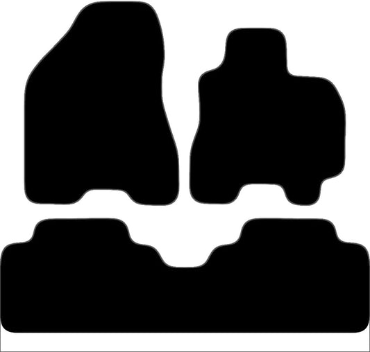 Premium Tailored Car Mat for HYUNDAI Tucson 2004-2010 Front & Rear, Anti-Slip, All-Weather Car Mats, Easy to Clean Custom Fit 3-Pieces Set