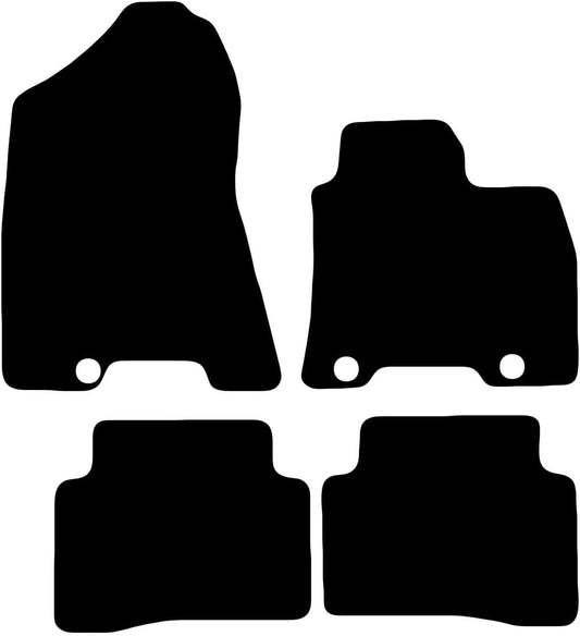 Premium Tailored Car Mat for HYUNDAI Tucson 2015-2021 Front & Rear, Anti-Slip, All-Weather Car Mats, Easy to Clean Custom Fit 4-Pieces Set